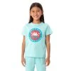 Kappa US Kids Authentic Franeker T-Shirt - Peacock