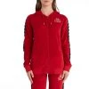 Kappa US 222 Banda Stech Zip Hoodie - Red 2 Kappa US 222 Banda Stech Zip Hoodie - Red