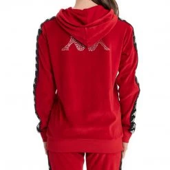 Kappa US 222 Banda Stech Zip Hoodie - Red 9 Kappa US 222 Banda Stech Zip Hoodie - Red