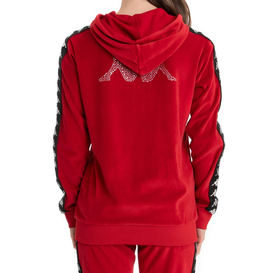 Kappa US 222 Banda Stech Zip Hoodie - Red 6 Kappa US 222 Banda Stech Zip Hoodie - Red