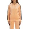 Kappa US Women 222 Banda Stech Zip Hoodie - Orange Peach 2 Kappa US Women 222 Banda Stech Zip Hoodie - Orange Peach
