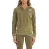 Kappa US 222 Banda Stech Zip Hoodie - Green Olive Women 2 Kappa US 222 Banda Stech Zip Hoodie - Green Olive Women