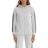 Kappa US 222 Banda Stech Zip Hoodie - Grey Women 2 Kappa US 222 Banda Stech Zip Hoodie - Grey Women