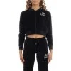 Kappa US 222 Banda Servelle Track Jacket - Black Smoke Women