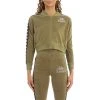 Kappa US Women 222 Banda Servelle Track Jacket - Green Olive 1 Kappa US Women 222 Banda Servelle Track Jacket - Green Olive