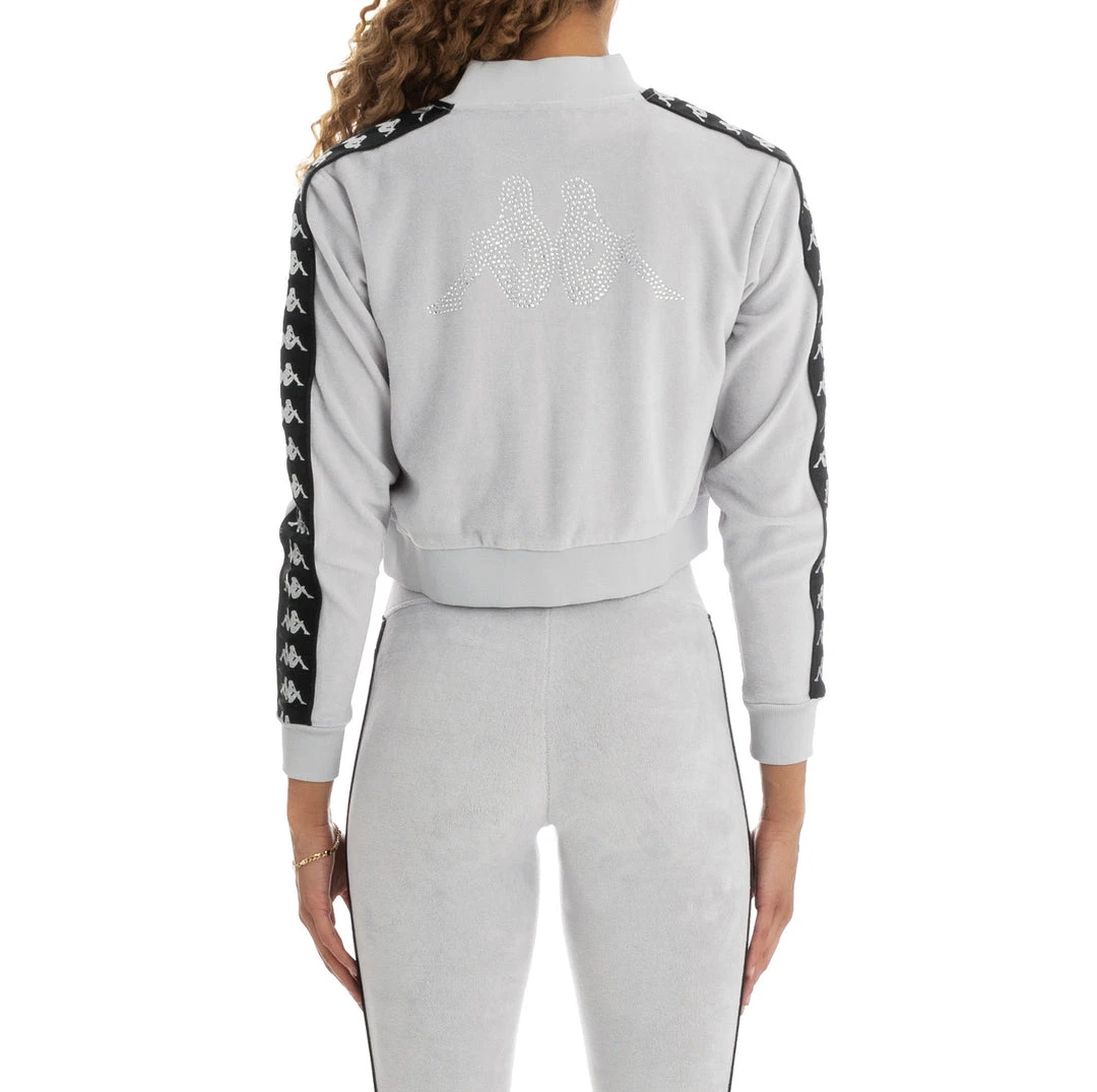 Kappa US Women 222 Banda Servelle Track Jacket - Grey 6 Kappa US Women 222 Banda Servelle Track Jacket - Grey