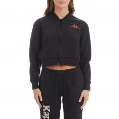 Kappa US Authentic Ginkle Cropped Jacket - Black Smoke