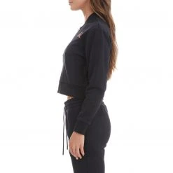 Kappa US Authentic Ginkle Cropped Jacket - Black Smoke 8 Kappa US Authentic Ginkle Cropped Jacket - Black Smoke