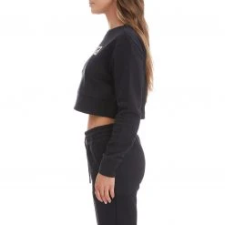 Kappa US Authentic Gobret Sweatshirt - Black Smoke Women