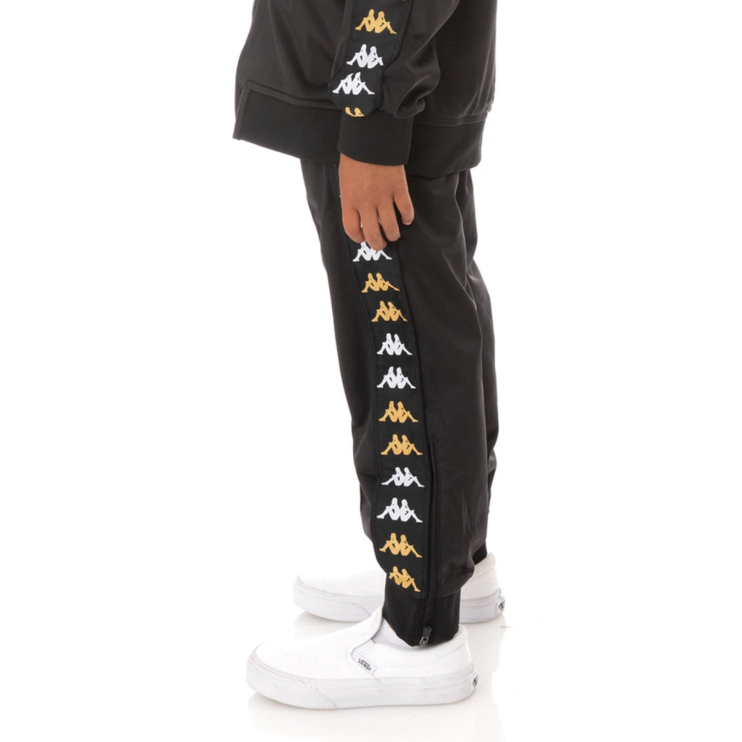 Kappa US Kids 222 Banda Rastoriazzin Trackpants - Black Smoke 5 Kappa US Kids 222 Banda Rastoriazzin Trackpants - Black Smoke