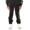 Kappa US Kids 222 Banda Rastoriazzin Trackpants - Black Smoke 2 Kappa US Kids 222 Banda Rastoriazzin Trackpants - Black Smoke