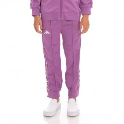 Kappa US Kids 222 Banda Rastoriazzin Trackpants - Violet Lavender
