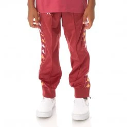 Kappa US Kids 222 Banda Rastoriazzin Trackpants - Burgundy