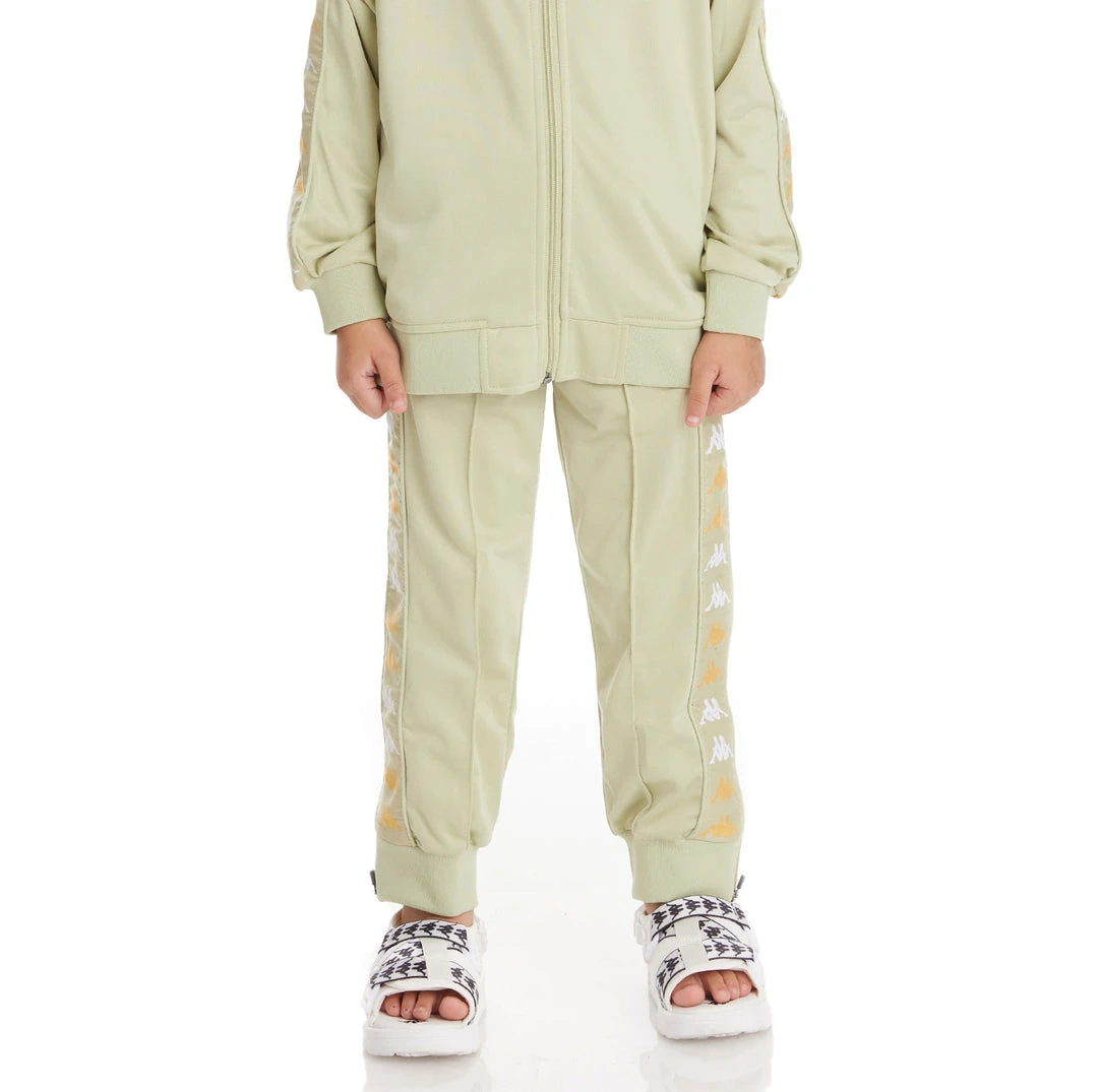 Kappa US Kids 222 Banda Rastoriazzin Trackpants - Green Sage 3 Kappa US Kids 222 Banda Rastoriazzin Trackpants - Green Sage