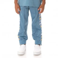 Kappa US Kids 222 Banda Rastoriazzin Trackpants - Light Blue