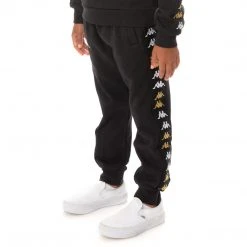 Kappa US Kids 222 Banda Alanzin Sweatpants - Black Smoke