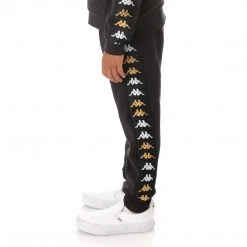 Kappa US Kids 222 Banda Alanzin Sweatpants - Black Smoke