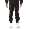 Kappa US Kids 222 Banda Alanzin Sweatpants - Black Smoke