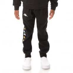 Kappa US Kids 222 Banda Alanzin Sweatpants - Black Smoke