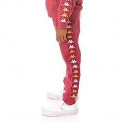 Kappa US Kids 222 Banda Alanzin Sweatpants - Burgundy