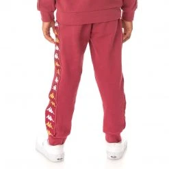 Kappa US Kids 222 Banda Alanzin Sweatpants - Burgundy