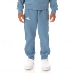 Kappa US Kids 222 Banda Alanzin Sweatpants - Light Blue