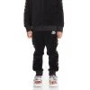 Kappa US Kids 222 Banda Lorence Trackpants - Black Smoke