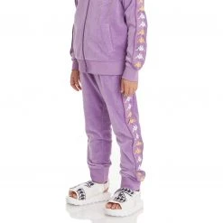 Kappa US Kids 222 Banda Lorence Trackpants - Violet Lavender