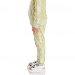 Kappa US Kids 222 Banda Lorence Trackpants - Green Sage