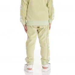 Kappa US Kids 222 Banda Lorence Trackpants - Green Sage