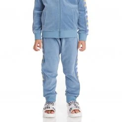 Kappa US Kids 222 Banda Lorence Trackpants - Light Blue