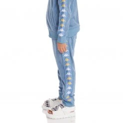 Kappa US Kids 222 Banda Lorence Trackpants - Light Blue