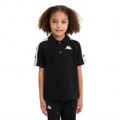 Kappa US Kids 222 Banda Calsi 2 Polo - Black Smoke