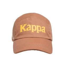 Kappa US Authentic Anfrei Cap - Brown Yellow Accessories