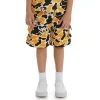 Kappa US Kids Authentic Pathos Shorts - Black Smoke Light Orange