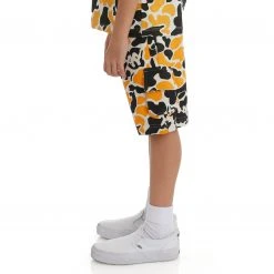 Kappa US Kids Authentic Pathos Shorts - Black Smoke Light Orange