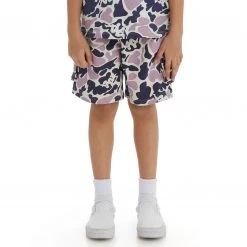 Kappa US Kids Authentic Pathos Shorts - Navy Violet