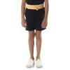 Kappa US Kids Logo Tape Eko Shorts - Black Smoke Orange 1 Kappa US Kids Logo Tape Eko Shorts - Black Smoke Orange