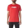 Kappa US Men 222 Banda Torio T-Shirt - Red White