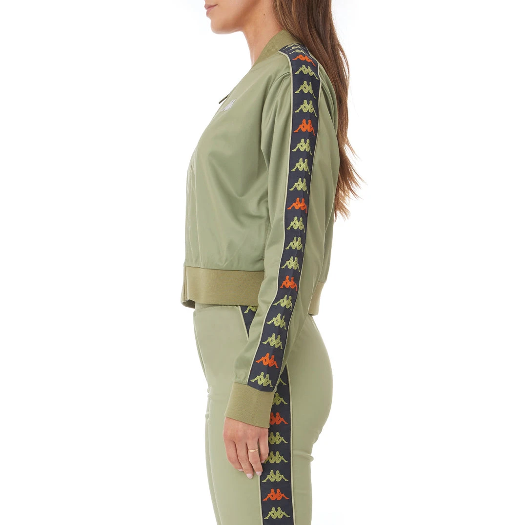 Kappa US Women 222 Banda Osbar Track Jacket - Green Salvia 5 Kappa US Women 222 Banda Osbar Track Jacket - Green Salvia