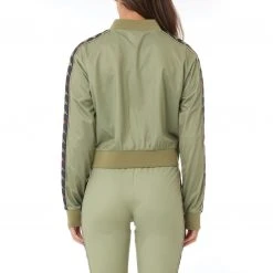 Kappa US Women 222 Banda Osbar Track Jacket - Green Salvia 9 Kappa US Women 222 Banda Osbar Track Jacket - Green Salvia