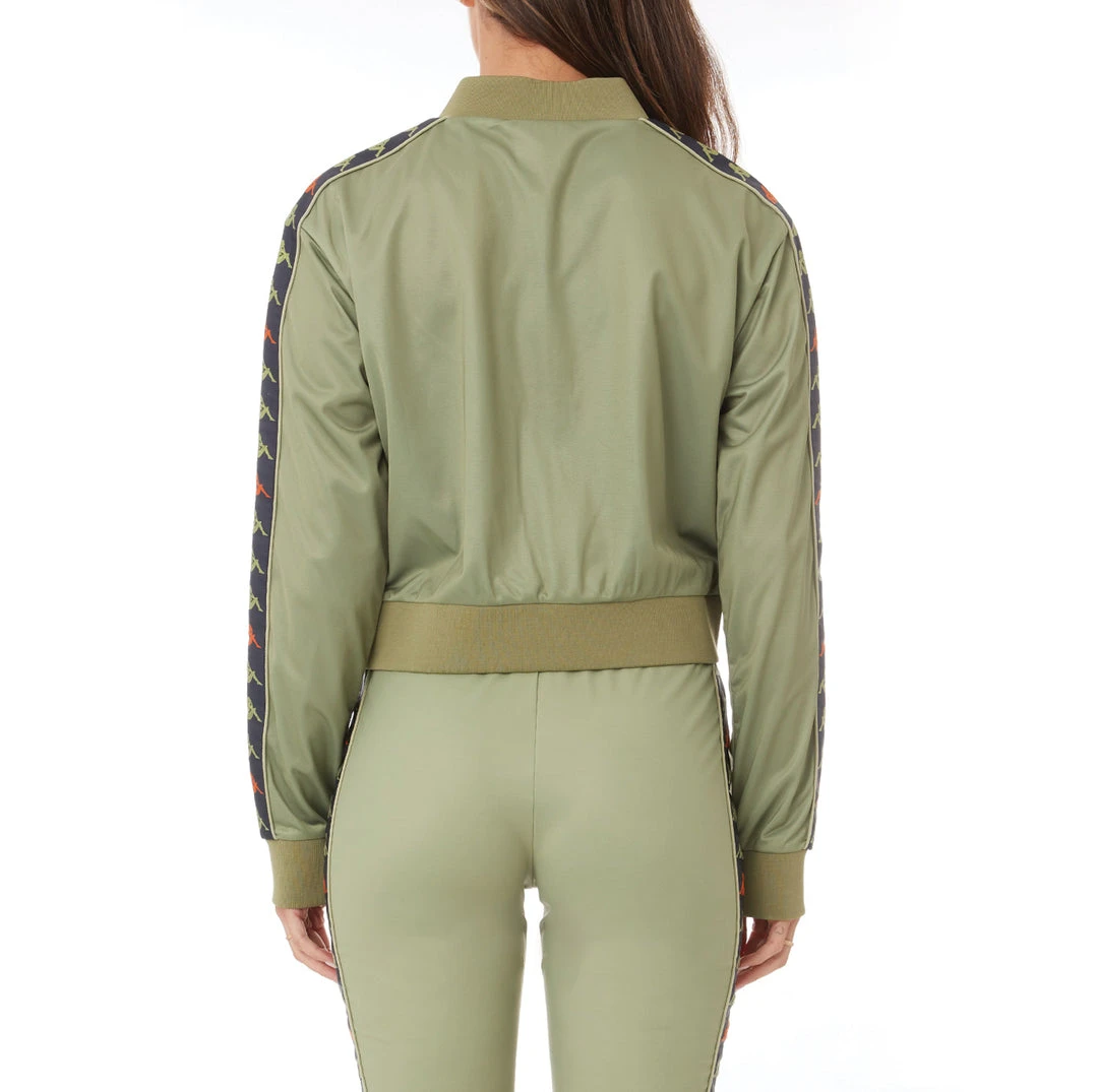 Kappa US Women 222 Banda Osbar Track Jacket - Green Salvia 6 Kappa US Women 222 Banda Osbar Track Jacket - Green Salvia