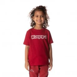 Kappa US Kids Logo Cabal T-Shirt - Red