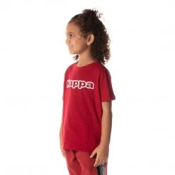 Kappa US Kids Logo Cabal T-Shirt - Red