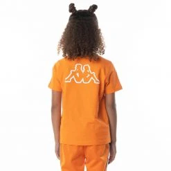 Kappa US Logo Cabal T-Shirt - Orange 9 Kappa US Logo Cabal T-Shirt - Orange