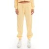 Kappa US Women 222 Banda Oahe Trackpants - Light Yellow White 2 Kappa US Women 222 Banda Oahe Trackpants - Light Yellow White