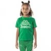 Kappa US Logo Bant T-Shirt - Green Kids 2 Kappa US Logo Bant T-Shirt - Green Kids