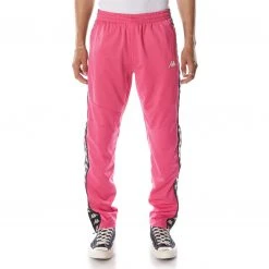 Kappa US 222 Banda Aderno Trackpants - Pink Black Men