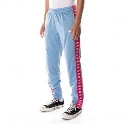 Kappa US 222 Banda Aderno Trackpants - Light Blue Pink Men