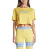 Kappa US Women Authentic Amilk T-Shirt - Yellow Light Blue